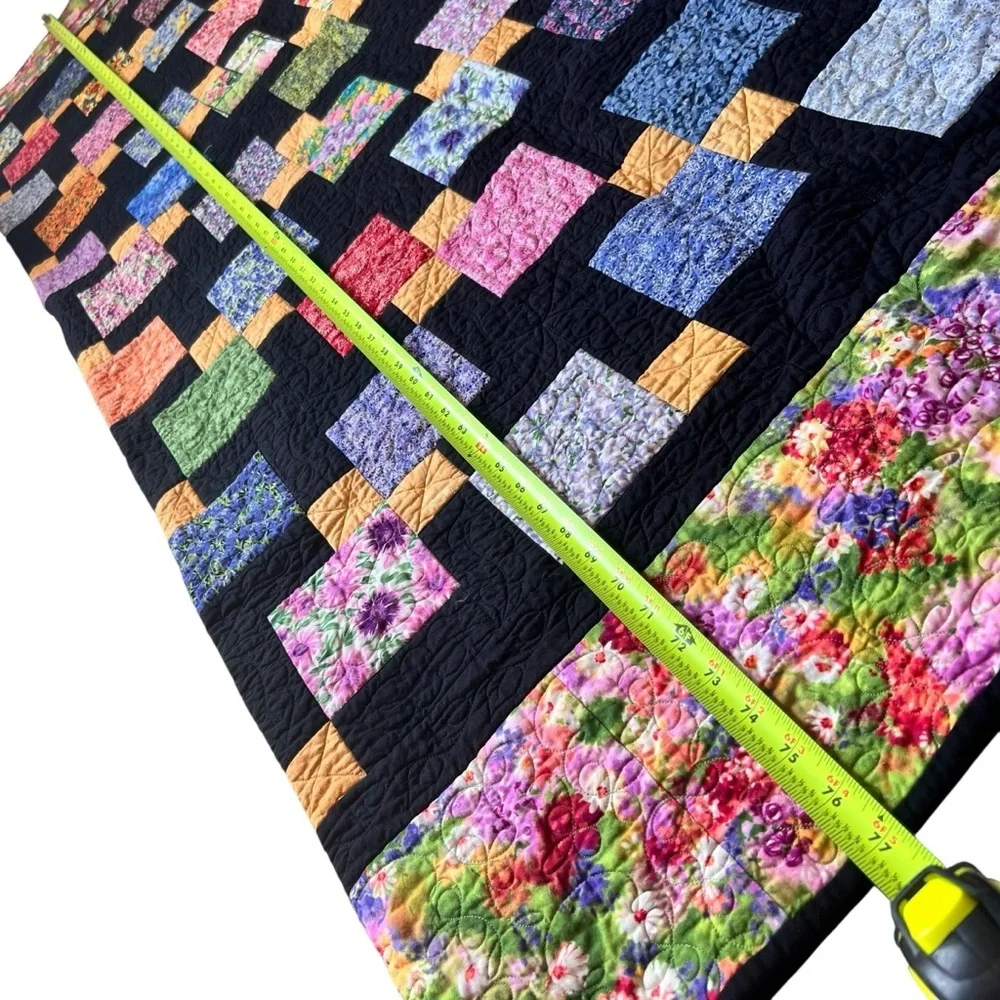 Vintage Nine Square Style Quilt